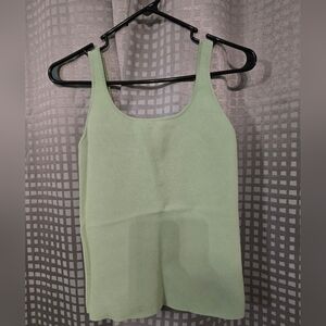 Alice + Olivia Light Green Tank Top